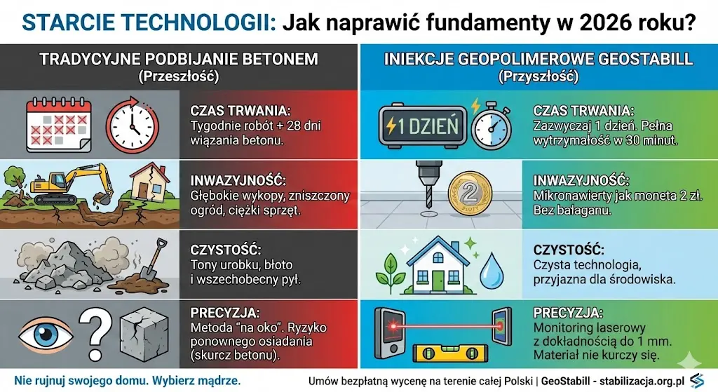 Iniekcje geopolimerowe I GeoStabill