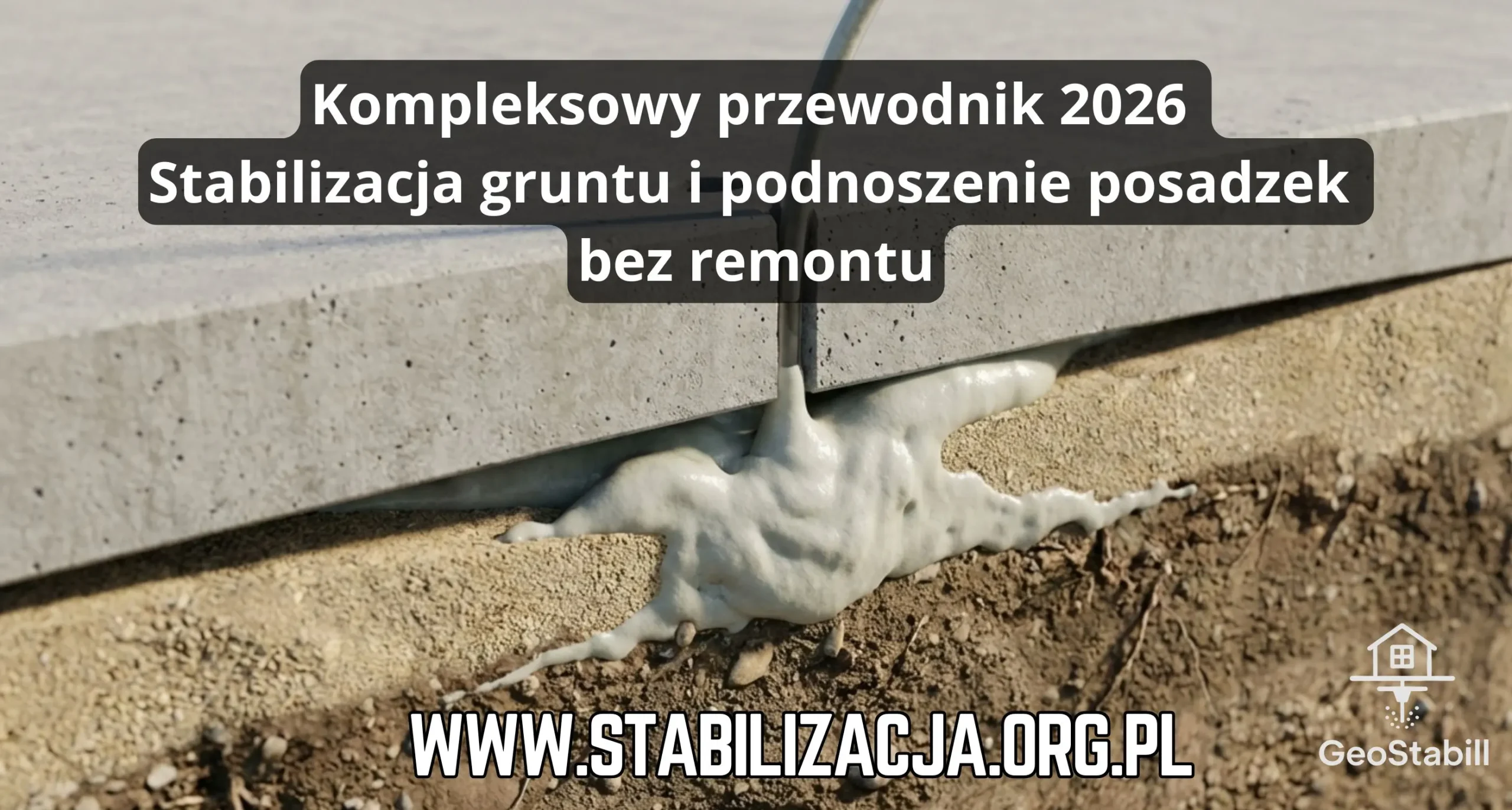 iniekcje geopolimerowe stabilizacja gruntu podnoszenie posadzki metoda geopolimerowa osiadanie fundamentów naprawa geopolimerem
