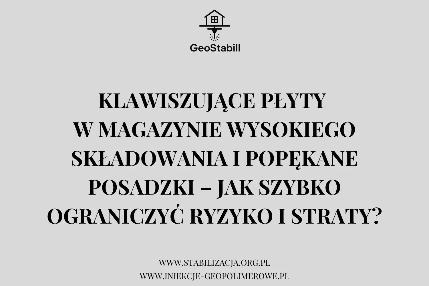 Klawiszujące płyty w magazynie wysokiego składowania