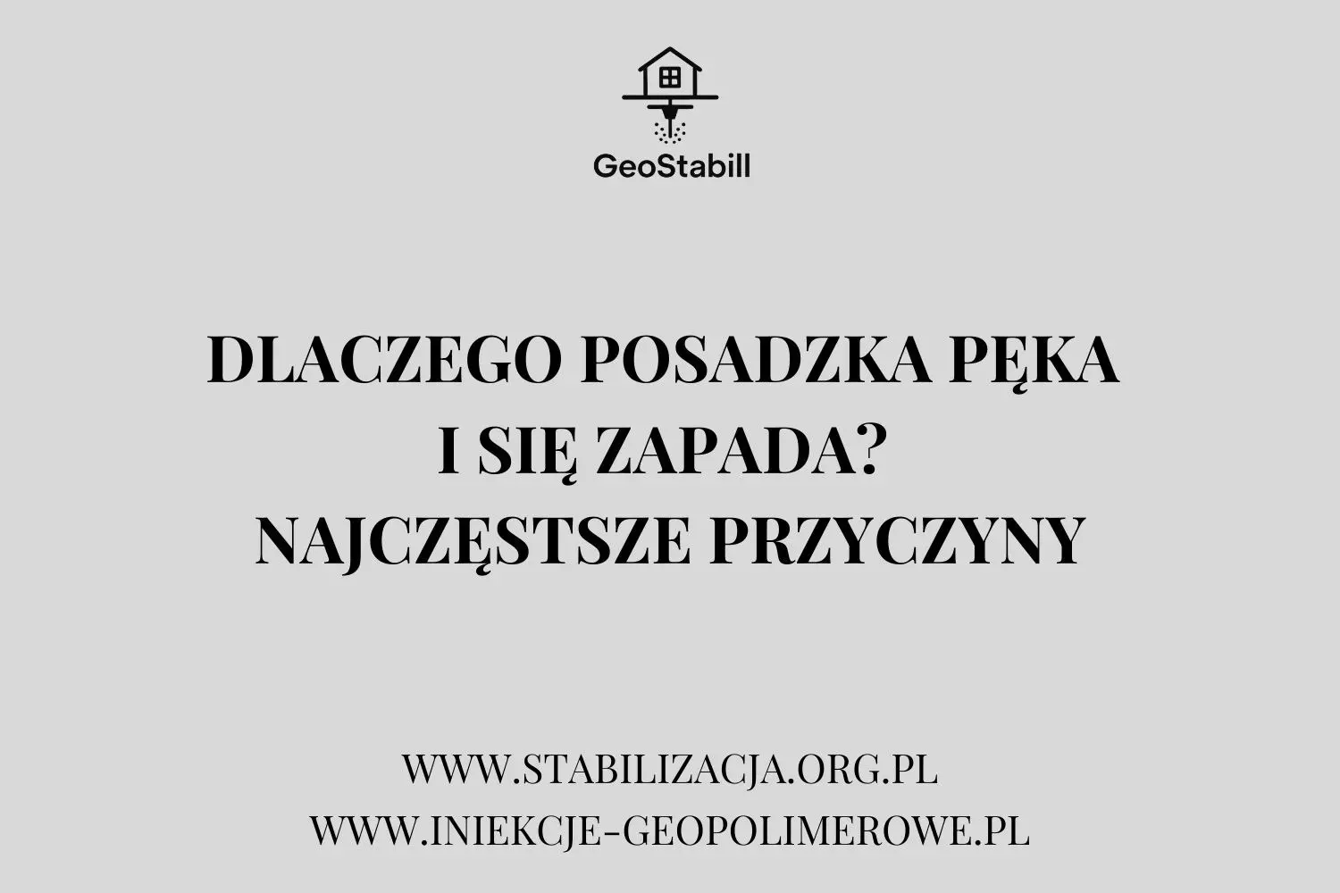 Dlaczego posadzka pęka i się zapada? Najczęstsze przyczyny