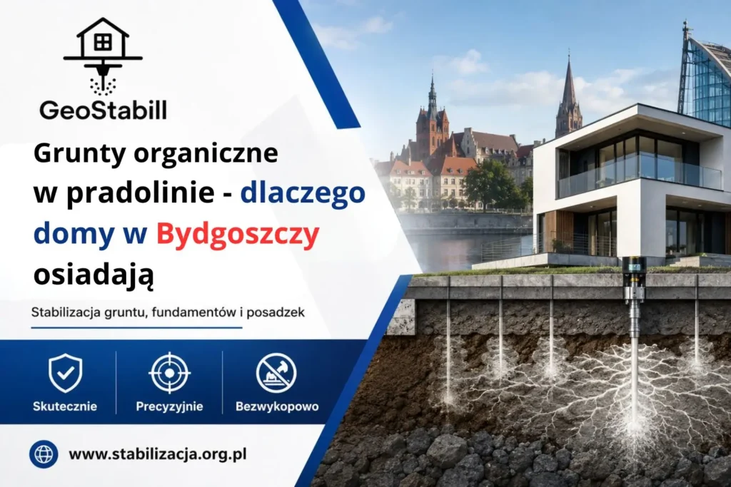 Grunty organiczne w pradolinie — dlaczego domy w Bydgoszczy osiadają