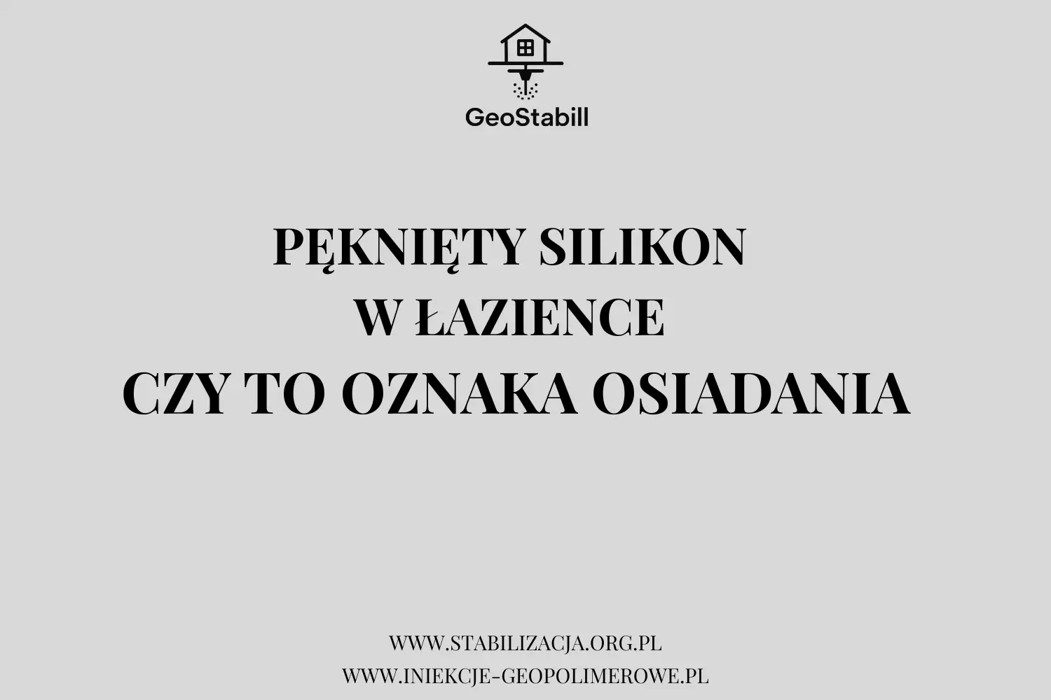 Pęknięty silikon w łazience — czy to oznaka osiadania
