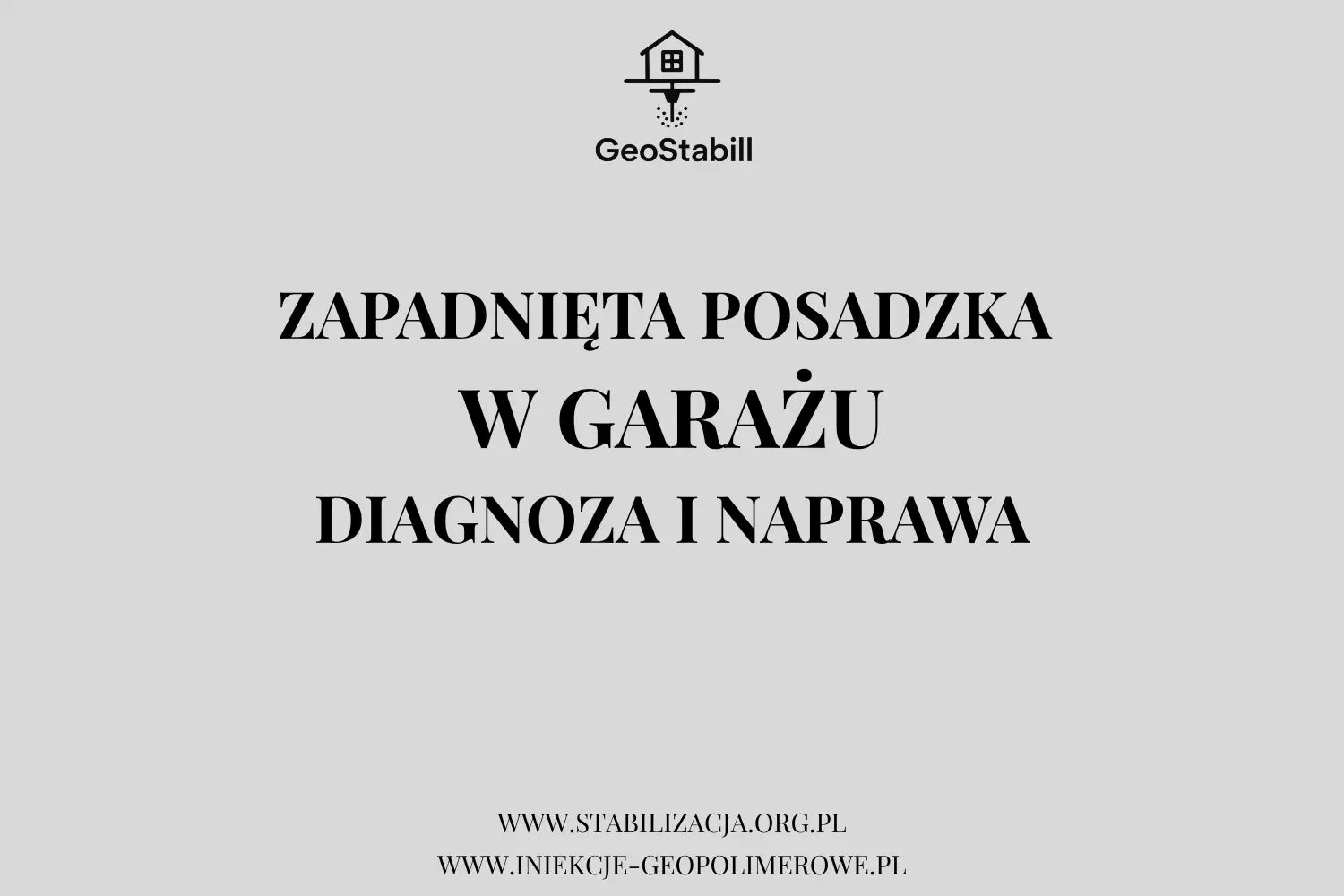 Zapadnięta posadzka w garażu — diagnoza i naprawa