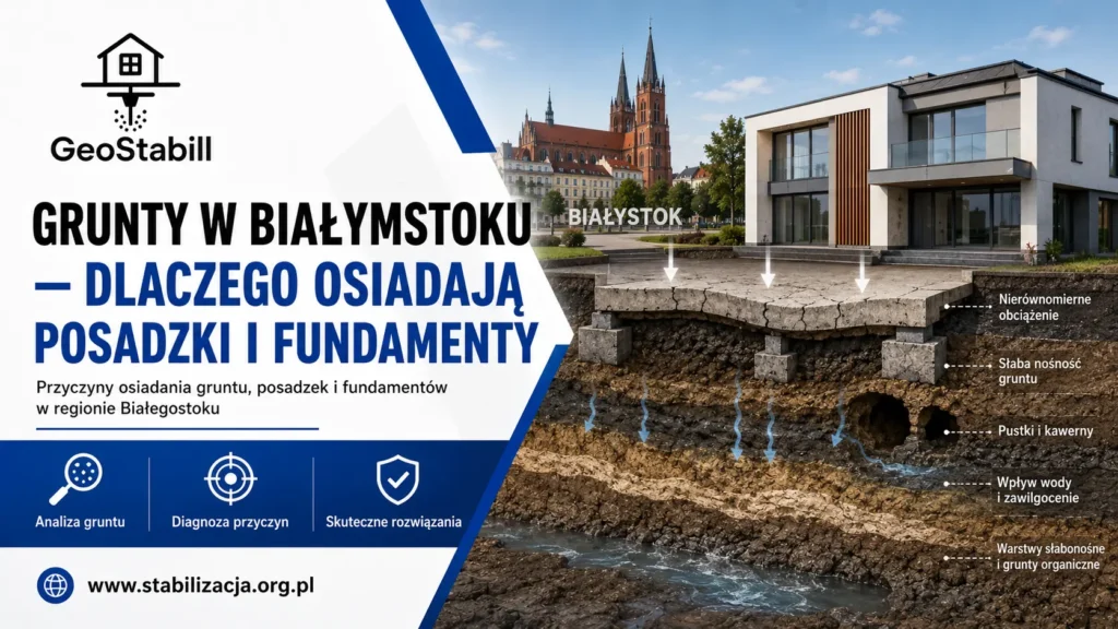 Dlaczego osiadają posadzki w Białymstoku? Grunty Wysoczyzny Białostockiej a naprawa podłoża