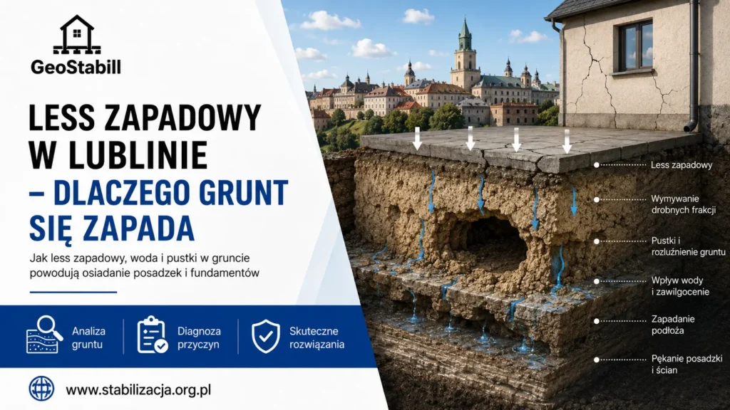 Less zapadowy w Lublinie – dlaczego grunt się zapada | GeoStabill