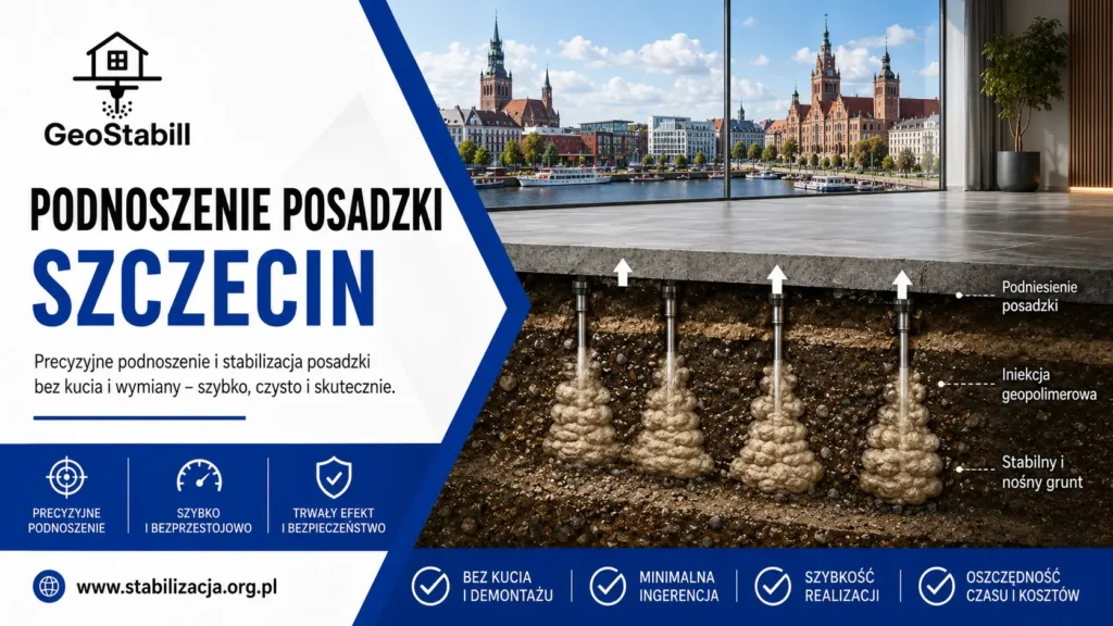 Podnoszenie posadzki w Szczecinie – ekspansywne iły septariowe (iły szczecińskie)