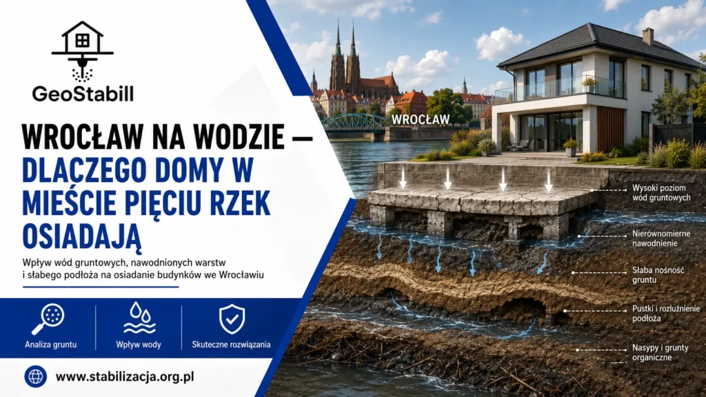 Wrocław na wodzie — dlaczego domy w mieście pięciu rzek osiadają